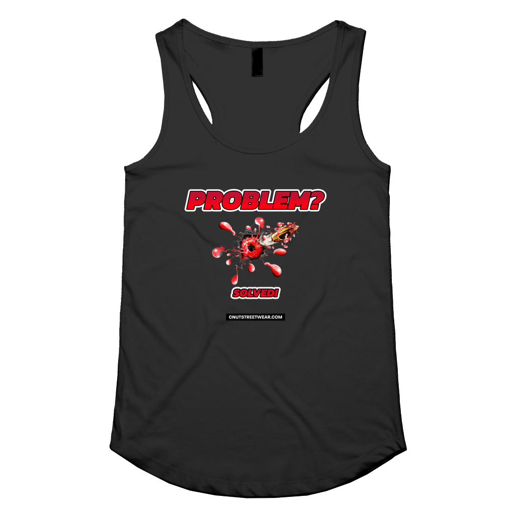 PROBLEM SOLVED Womens Racerback Singlet