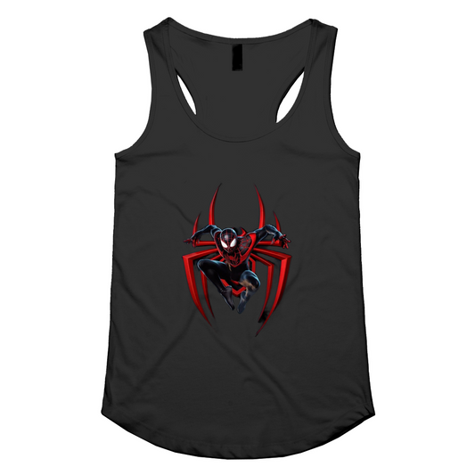 BLACK SPIDER Womens Racerback Singlet