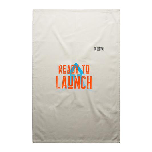 READY TO LAUNCH Tea Towel