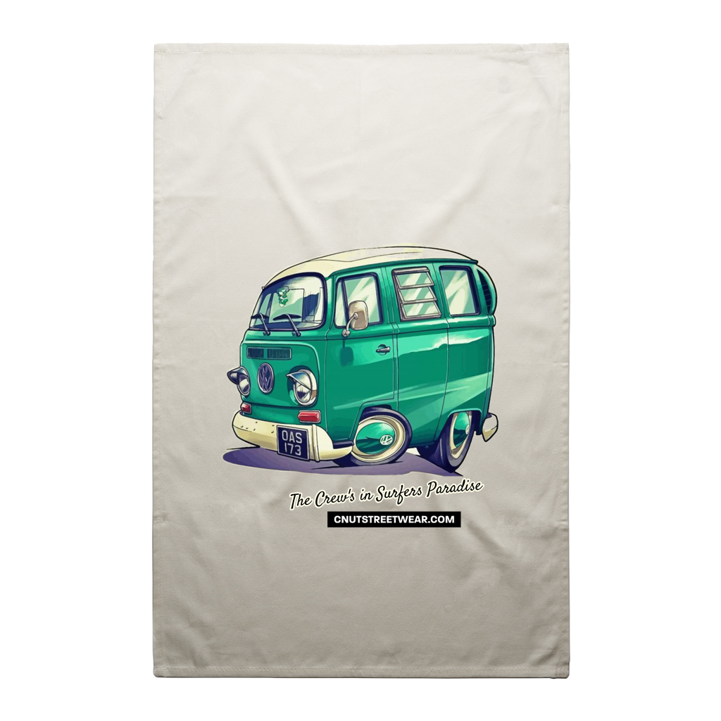 Kombi Surfers Paradise Tea Towel