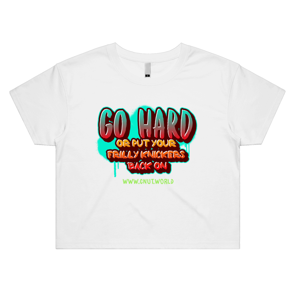 GO HARD Crop para mujer