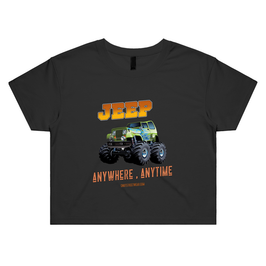 JEEP ANYWHERE ANYTIME Womens Crop