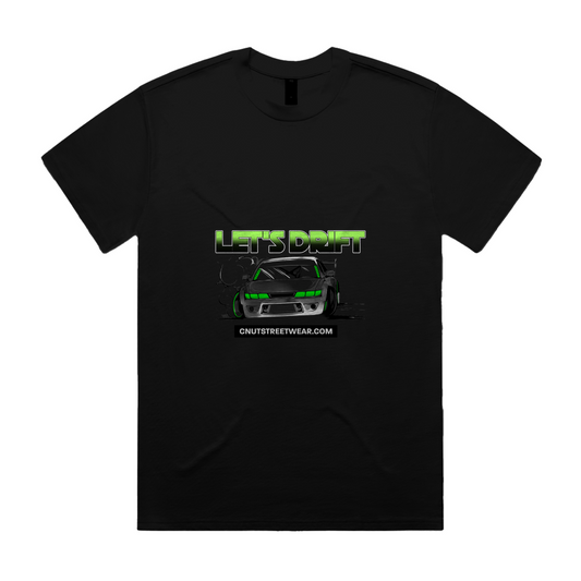 LET'S DRIFT ユニセックスヘビーTシャツ