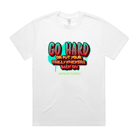 GO HARD ユニセックス ヘビー T シャツ