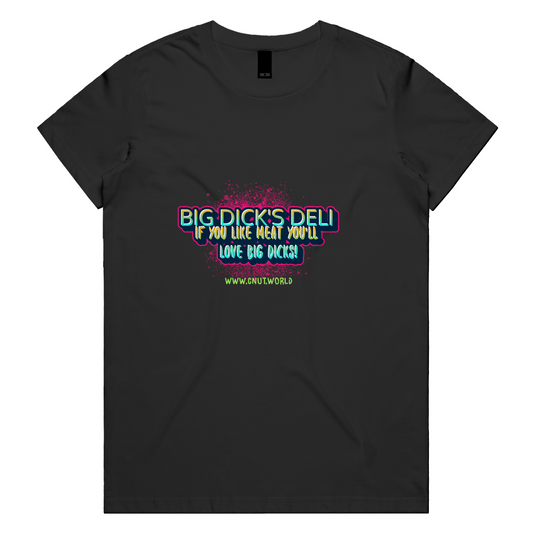 BIG DICKS DELI レディース Tシャツ