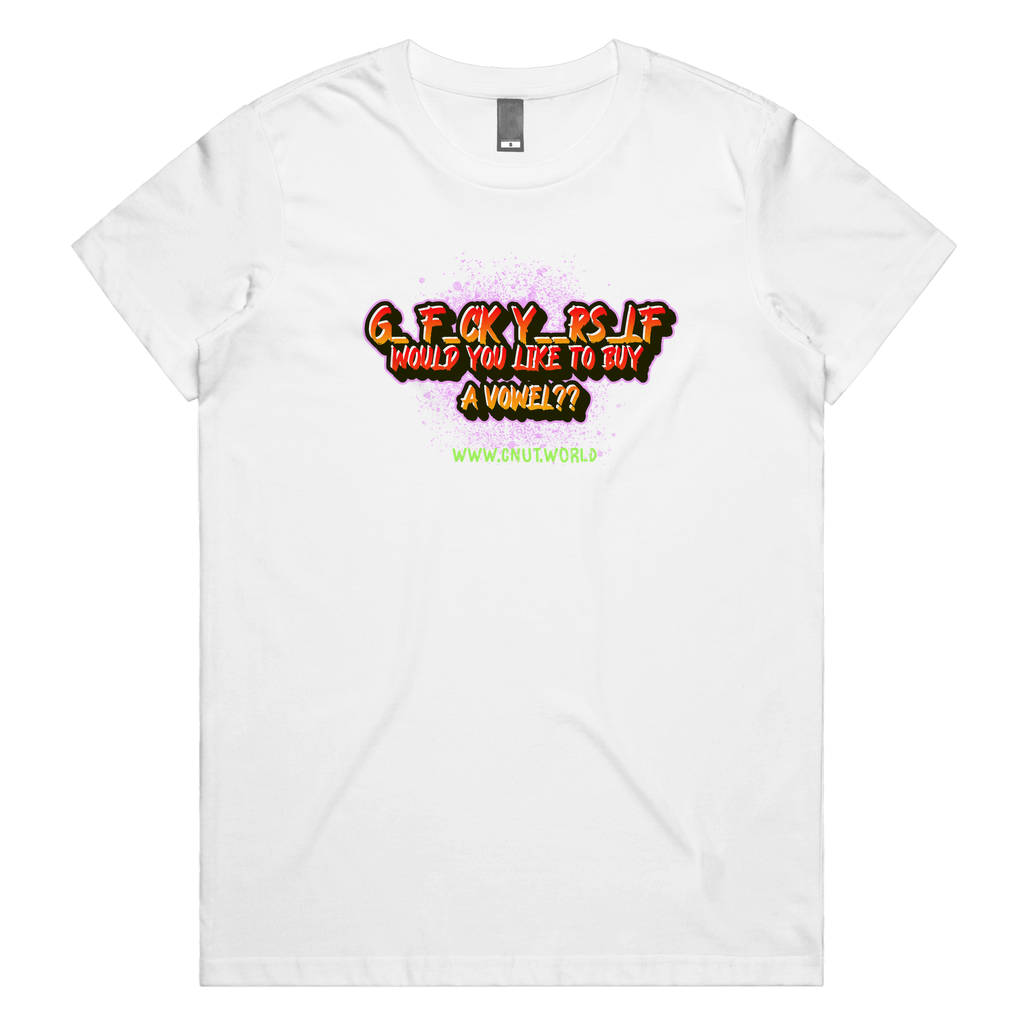 BUY A VOWEL Womens Tee