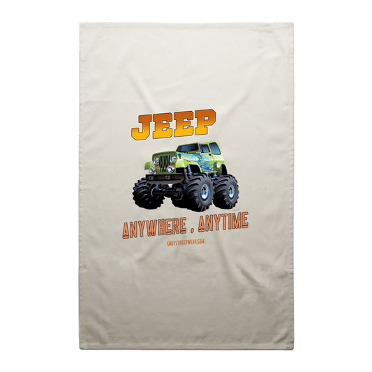 JEEP ANYWHERE ANYTIME Tea Towel