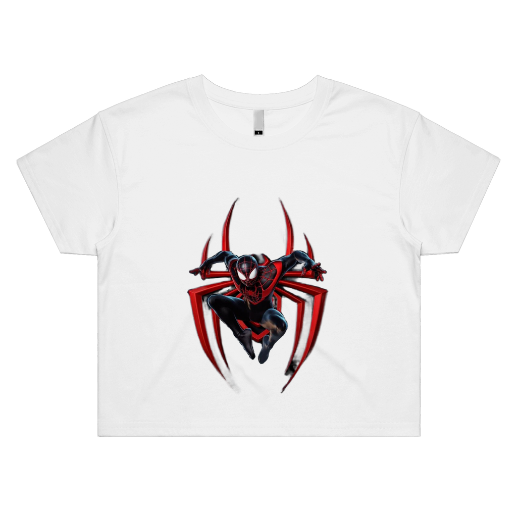 BLACK SPIDER Womens Crop