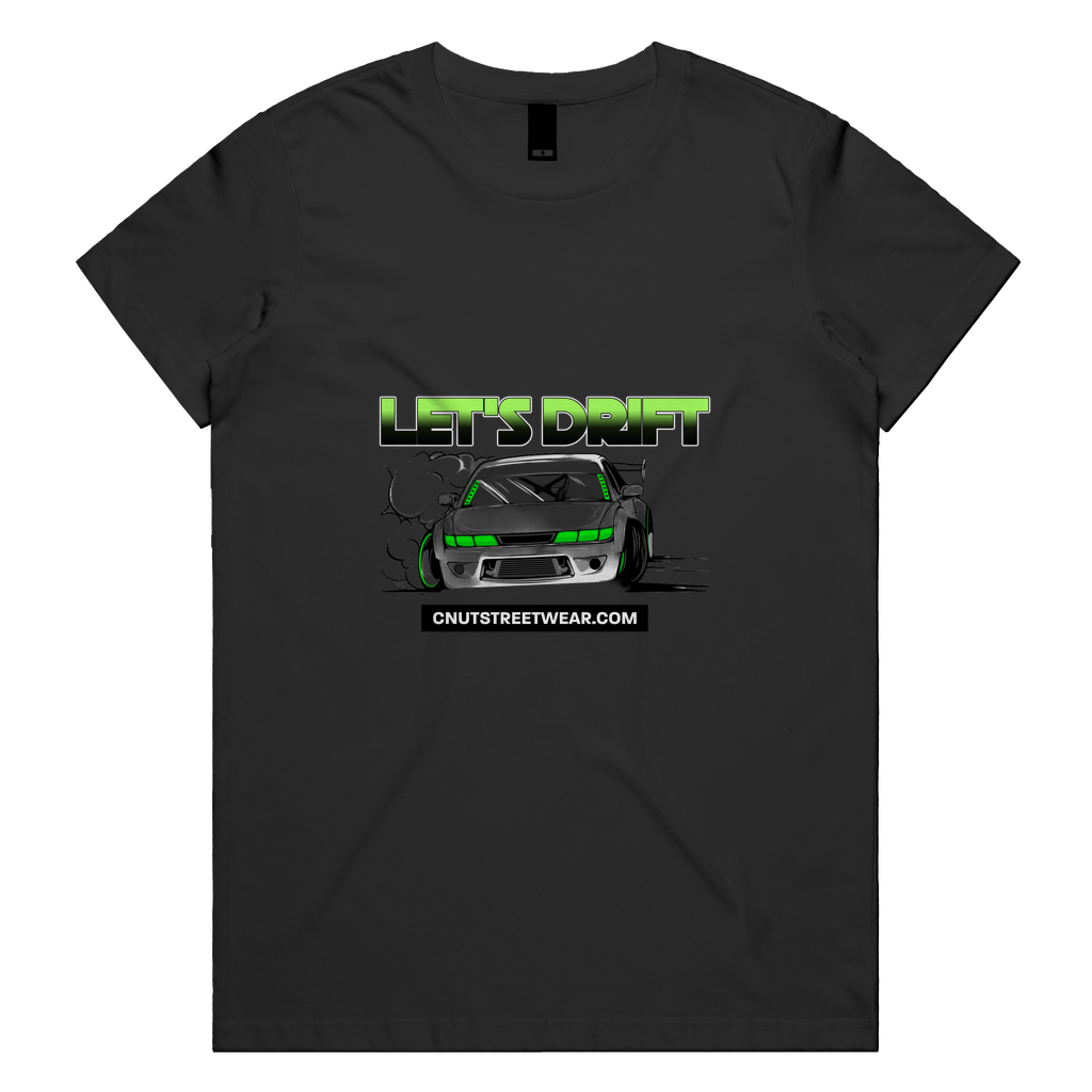 LET'S DRIFT Womens Tee