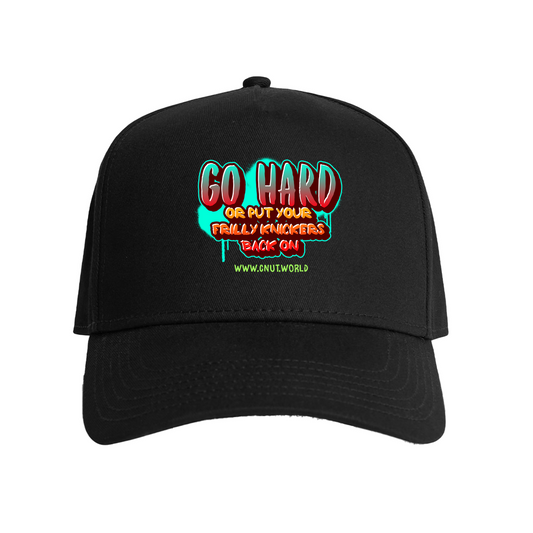 GO HARD フレームキャップ(スナップバック)