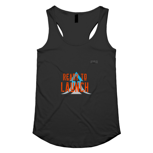 READY TO LAUNCH Womens Racerback Singlet