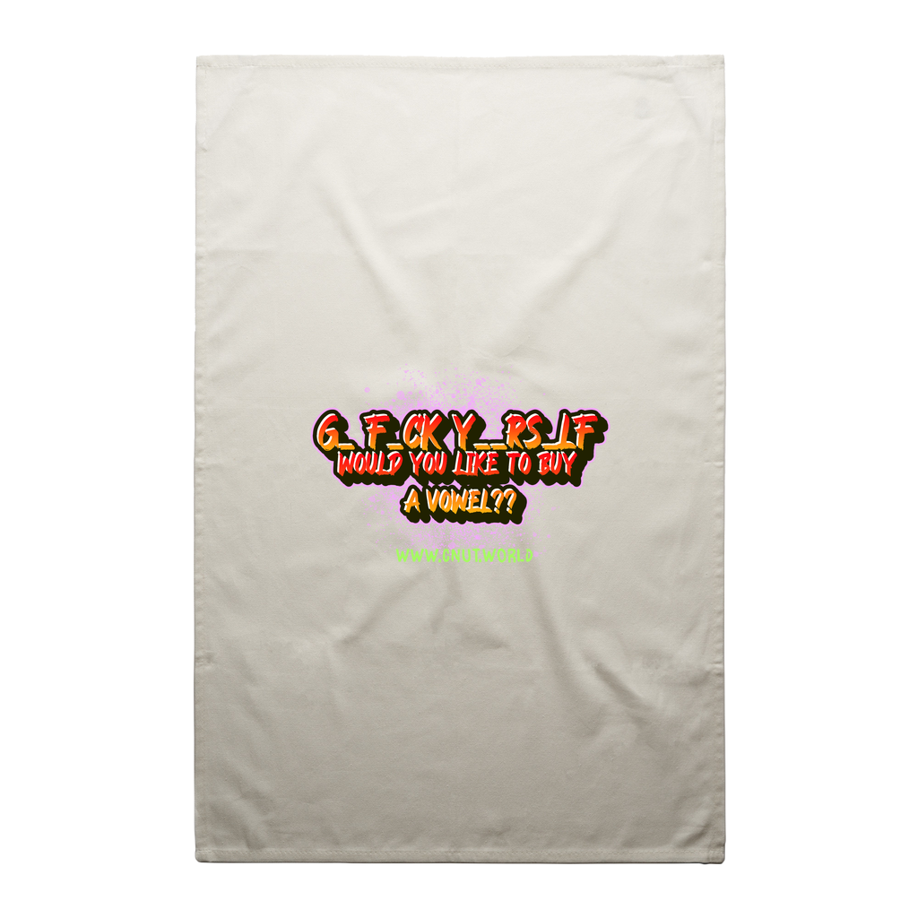 BUY A VOWEL Tea Towel