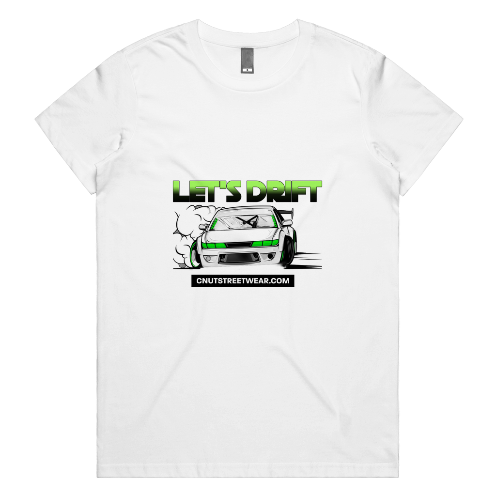 LET'S DRIFT Womens Tee