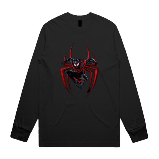 BLACK SPIDER Unisex Long Sleeve Tee