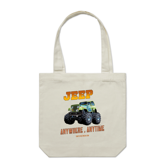 JEEP ANYWHERE ANYTIME Tote Bag